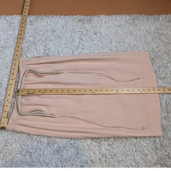 Vintage Silk Three Piece Skirt Suit with Pearl Trim Pink Size 8 - Picture 9 of 16